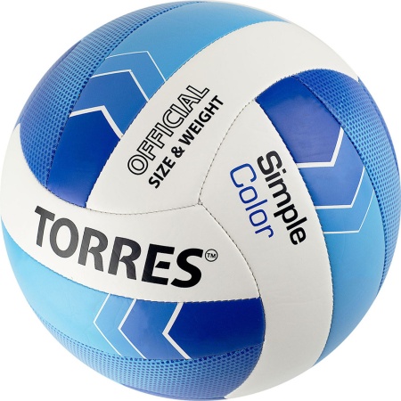 Купить Мяч волейбольный Torres Simple Color любительский р.5 в Данилове 